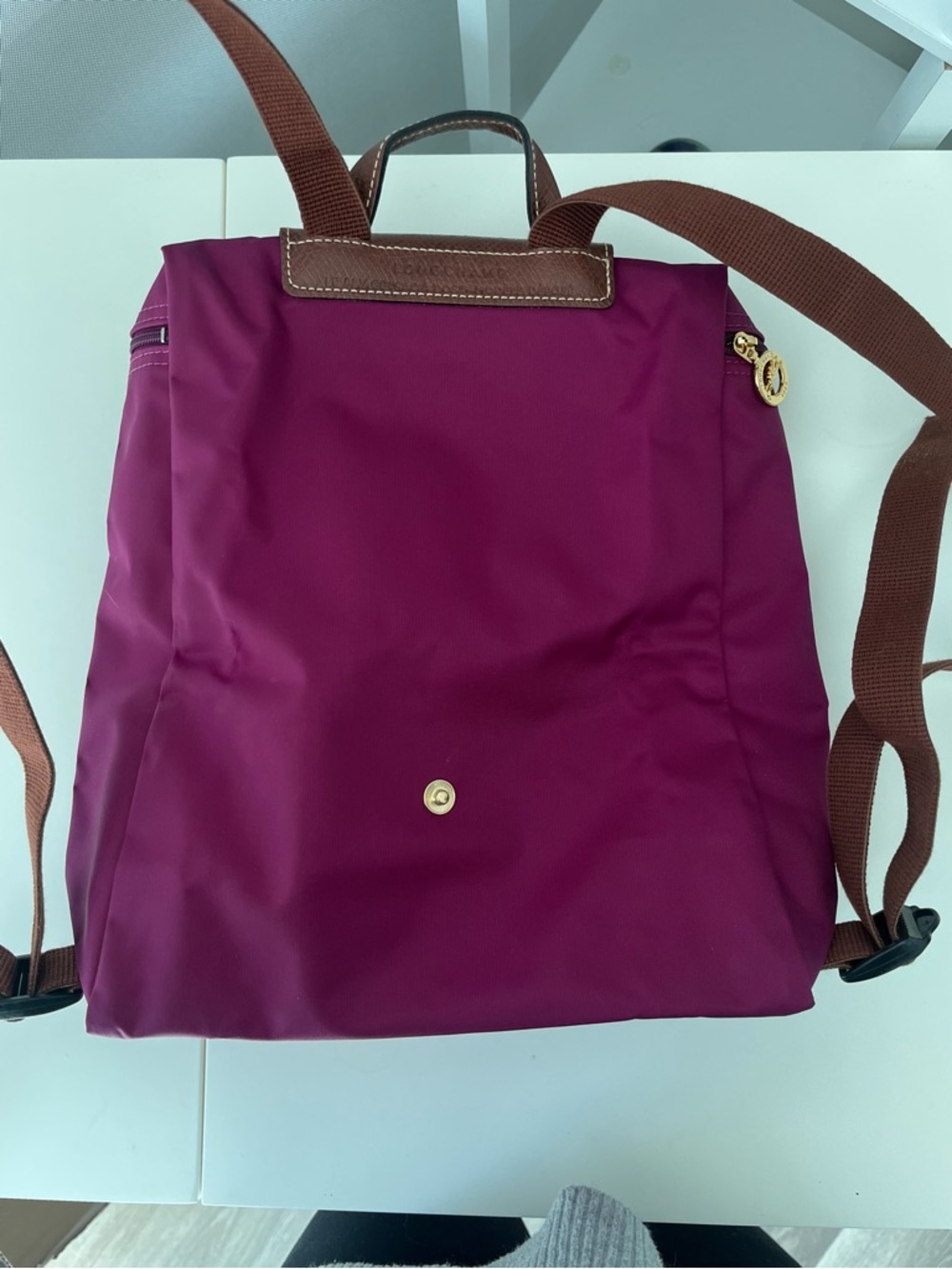 Longchamp Le Pliage Backpack in Red - Picture 4 of 8